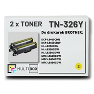 2x Toner TN-326Y yellow do Brother DCP-L8400