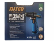 WIERTARKO WKRĘTARKA AKUMULATOROWA 12 V NITEO