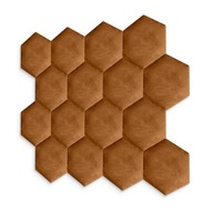 Čalúnené panely Medové náplasti Hexagon