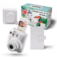 Fotoaparát Fujifilm Instax Mini 12 (biela) + puzdro + album