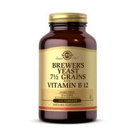 SOLGAR Pivovarské kvasnice 7 1/2 zŕn s vitamínom B12 (250 tabliet)