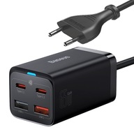 BASEUS SZYBKA ŁADOWARKA SIECIOWA GaN3 Pro 2x USB-C/USB 65W MOCNY ZASILACZ