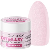 Claresa Stavebný gél SOFT&EASY glam pink 45g