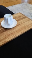 Stolik kanapowy \ stolik kawowy lazy table z dębu 34x48x8