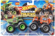 Hot Wheels MONSTER Trucks 2 PAK Monster GOTTA DUMP & WILL TRASH IT ALL