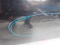 FIAT 500 07- door right front front window