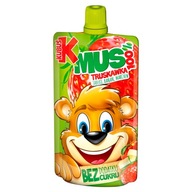 Kubuś Mus 100% truskawka jabłko banan marchew,100g