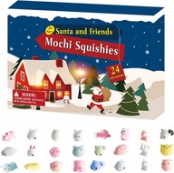 Adventný kalendár detí 24 gniotky SQUishy SQU