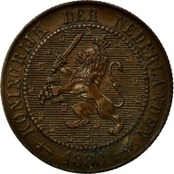 Moneta, Holandia, William III, 2-1/2 Cent, 1880, A