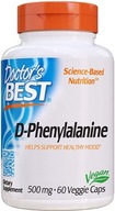 DOCTOR'S BEST D-Phenylalanine - D-Fentylalanín 500 mg (60 kaps.)