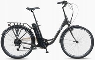 Elektrický mestský bicykel 26" čierny E-bike 250W Rám Alu 110km