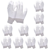 RĘKAWICE ROBOCZE rękawiczki powlekane poliuretanem SUPER PRZYCZEPNOŚĆ x10