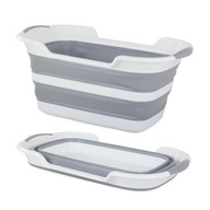 ÖSSZECSUKHATÓ SZILIKON TÁL MOSÓLEFOLYÓVAL 40l