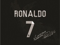 Plagát Cristiano Ronaldo CR7 Autogram Podpis 30x21