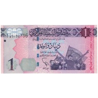 Banknot, Libia, 1 Dinar, Undated (2013), KM:76, UN