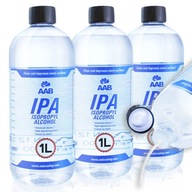 3 x ALKOHOL IZOPROPYLOWY IZOPROPANOL IPA 1L 99.7%