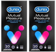 Durex Mutual Pleasure prezerwatywy z wypustkami opóźniające wytrysk 20 szt.