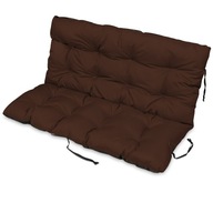 Poduszka na ławkę ogrodową huśtawkę 140x60x50 brąz