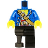 LEGO Pirates - 973pb3956c01, felsőtest + 970d12, lábak, Kalóz