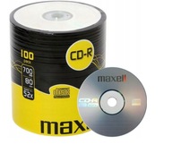 CD Maxell CD-R 700 MB 100 ks