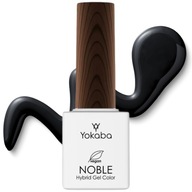 Yokaba lakier hybrydowy do paznokci Noble 01 Simple Black Czarny 7ml Vegan