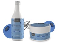 Zestaw BELLECO szampon odżywka Blueberry 2x300ml nawilżający po nanoplastii