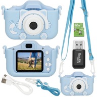 Digitálny fotoaparát Springos KC0003 DIGITÁLNY FOTOAPARÁT PRE DETI modrý
