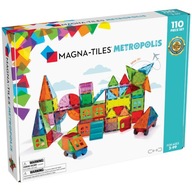 MAGNA-TILES Klocki Magnetyczne Konstrukcyjne Metropolis Miasto 110 el.