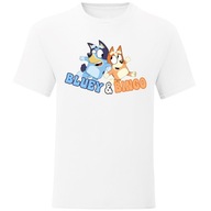 Detské tričko BLUEY a BINGO ROZ 104cm