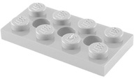 15020N LEGO 3709b 4211444 - technic płytka 2x4 - jasny szary LBG - 1szt