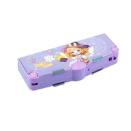 Double Layer Pencil Case Multi-Functional Plastic Pencil Box With Pencil Sh