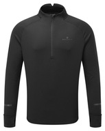 RONHILL Bluza biegowa męska TECH PRISM 1/2 ZIP TEE czarna S