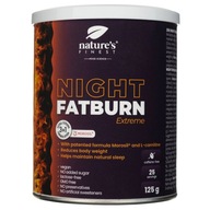 Natures Finest Night Spaľovač tukov Extreme 125g Nočný L-karnitín Therm