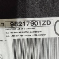 Peugeot 308 2019 rear part side left side / upholstery / boot