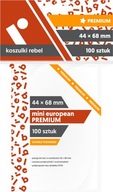 KOSZULKI NA KARTY REBEL MINI EUROPEAN PREMIUM 44x68mm 100 sztuk