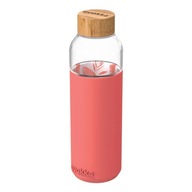 Butelka na wodę ze szkła 660 ml (Inner Pink Botanical) Quokka Flow