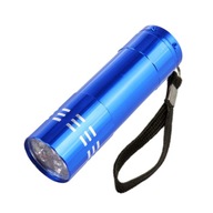 Mini latarka Latarka kieszonkowa Mała latarka Latarka kempingowa LED niebieska