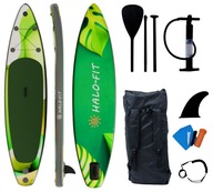 Deska SUP pompowana 335cm Deska do plywania Halo-Fit SUP11 Green +akcesoria