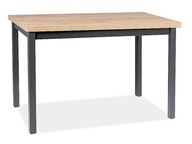 Jedálenský stôl ANTHONY - dub artisan / čierny