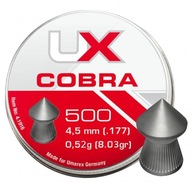Śrut diabolo Umarex Cobra Pointed Ribbed 4,5mm 500sztuk Wiatrówka 4,5