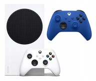 Konsola Xbox Series S RRS-00010 512 GB Biała + Biały i Niebieski Pad