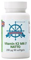 Navigator Vitamín K2 MK-7 200ug 90 kaps Kosti Osteoporóza Zrážanlivosť krvi