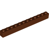 LEGO Klocek 1x12 Brązowy (6112/4222627)