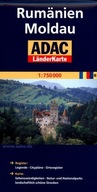 RUMUNIA MOŁDAWIA Rumänien Moldau mapa 1:750T ADAC
