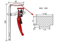 PÁKOVÝ STLÁČAČ 160 X 60 MM PRE KOĽAJNICU HIKOKI FESTOOL MAKITA KOVANÝ