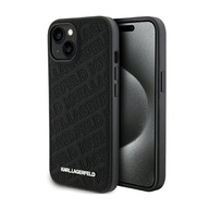 Karl Lagerfeld Quilted K Pattern - Puzdro iPhone 15 (čierne)