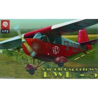 PLASTYK S052 RWD 5 MODEL LIETADLA NA ZLEPENIE SKLADANIA pzl SKALA 1:72