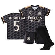 Komplet / futbalové oblečenie + gamaše BELLINGHAM REAL MADRID 5 veľ. 122