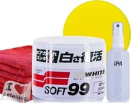 SOFT99 White Soft Wax Wosk Mikrofibra + Aplikator