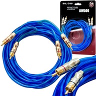 MOCNY KABEL AUDIO 2x RCA CINCH CHINCH BLOW HQ 5m 2RCA PRZEWÓD